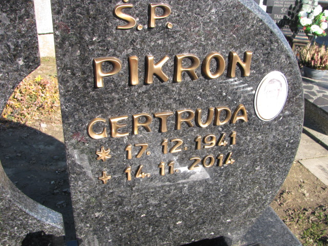Gertruda Pikron 1941 Luzino - Grobonet - Wyszukiwarka osób pochowanych