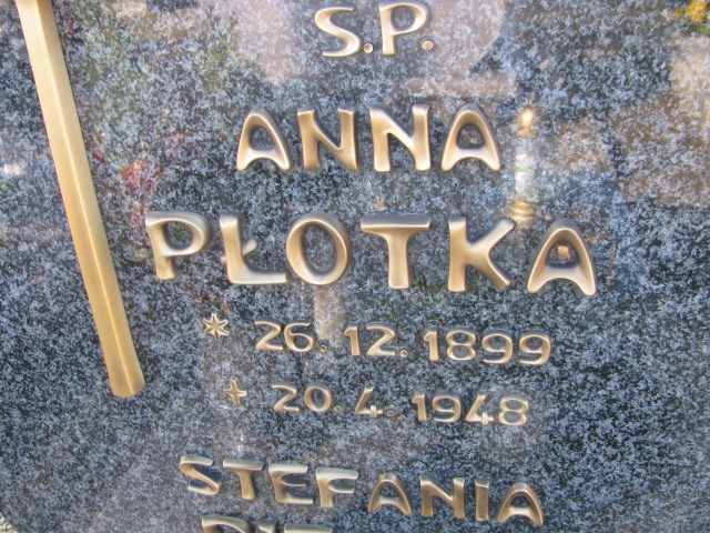 Anna Płotka 1899 Luzino - Grobonet - Wyszukiwarka osób pochowanych