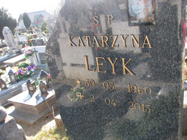 Katarzyna Leyk 1960 Luzino - Grobonet - Wyszukiwarka osób pochowanych