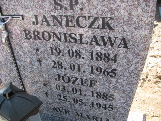 Józef Janeczk 1885 Luzino - Grobonet - Wyszukiwarka osób pochowanych