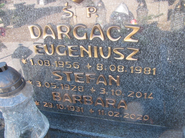 Barbara Dargacz 1931 Luzino - Grobonet - Wyszukiwarka osób pochowanych