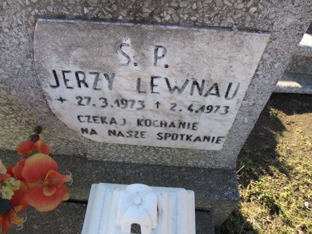 Jerzy Lewnau 1973 Luzino - Grobonet - Wyszukiwarka osób pochowanych