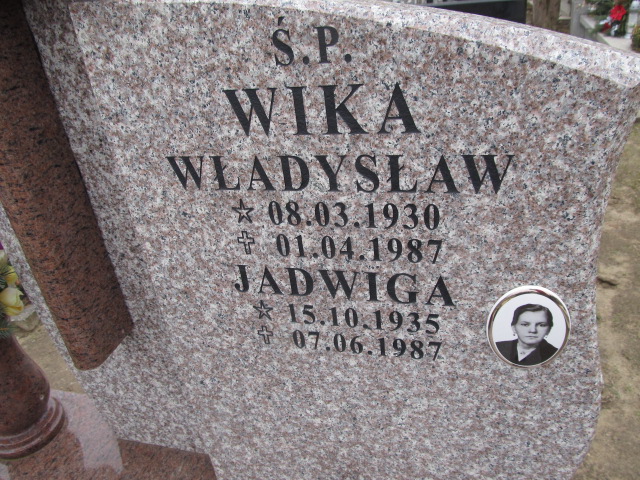 Władysław Wika 1930 Luzino - Grobonet - Wyszukiwarka osób pochowanych