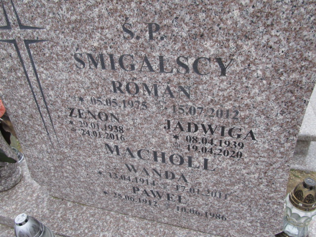 Paweł Macholl 1912 Luzino - Grobonet - Wyszukiwarka osób pochowanych