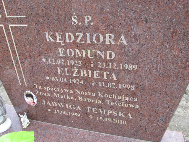 Edmund Kędziora 1923 Luzino - Grobonet - Wyszukiwarka osób pochowanych