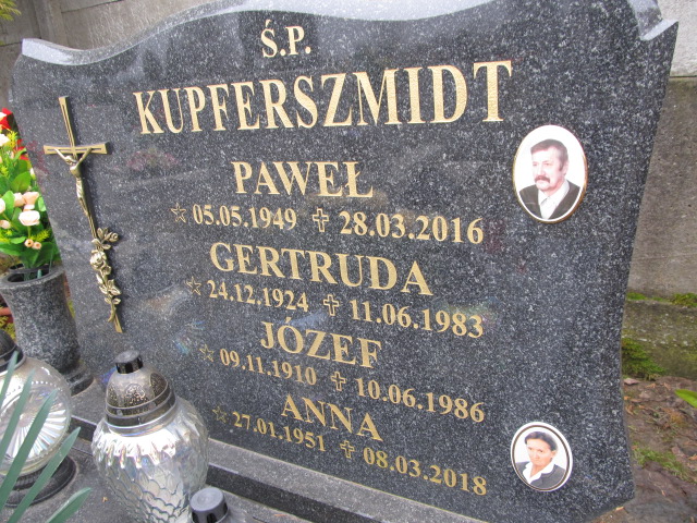 Józef Kupferszmidt 1910 Luzino - Grobonet - Wyszukiwarka osób pochowanych