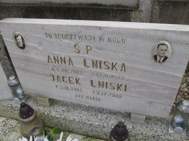 Jacek Lniski 1901 Luzino - Grobonet - Wyszukiwarka osób pochowanych