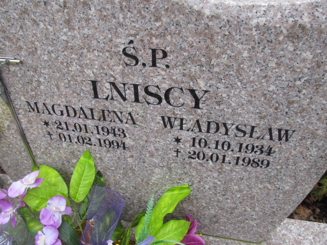 Magdalena Lniska 1943 Luzino - Grobonet - Wyszukiwarka osób pochowanych