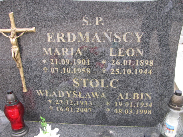 Władysława Stolc 1933 Luzino - Grobonet - Wyszukiwarka osób pochowanych