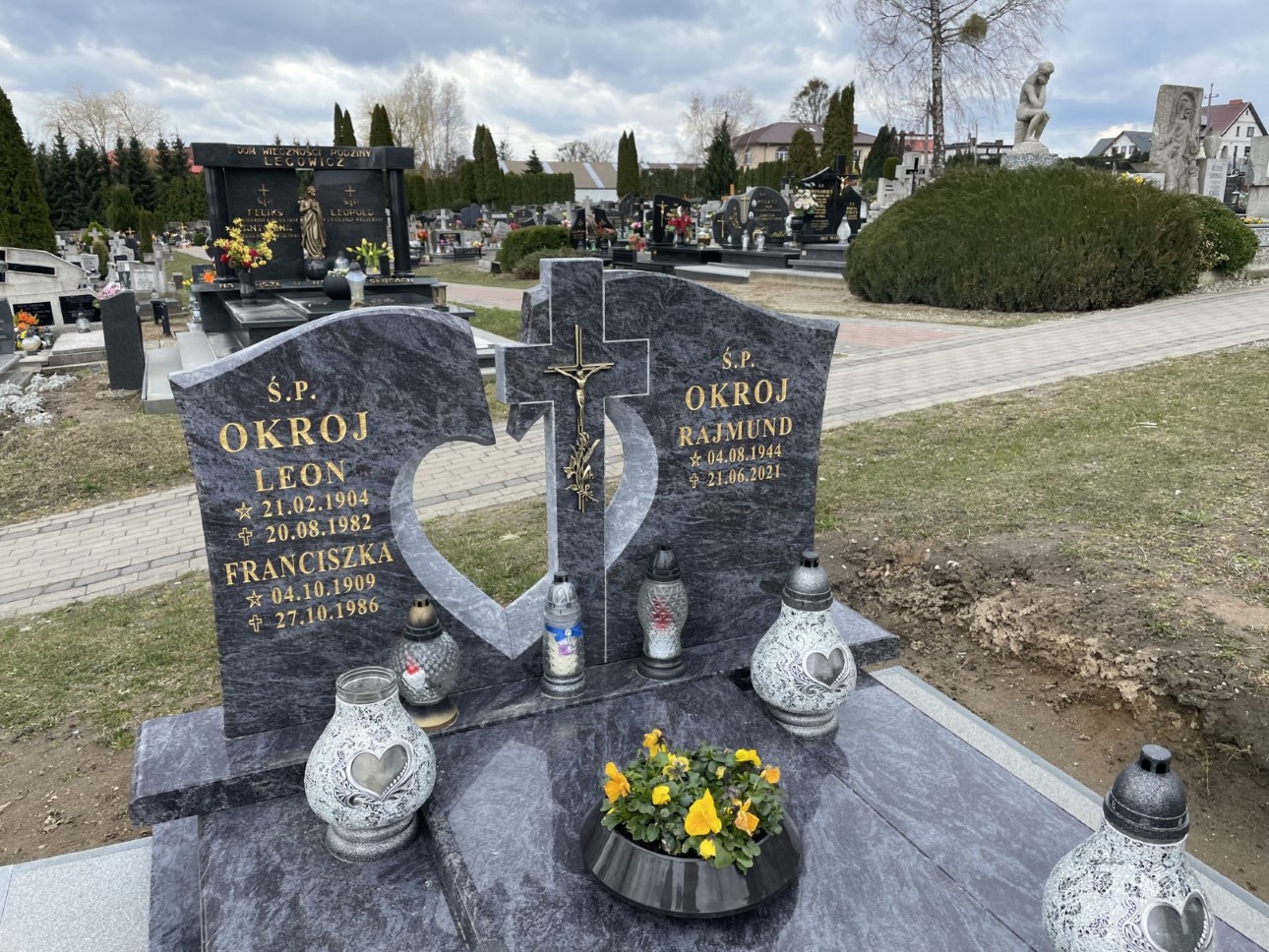 Franciszka Okrój 1909 Luzino - Grobonet - Wyszukiwarka osób pochowanych