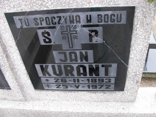 Jan Kurant 1893 Luzino - Grobonet - Wyszukiwarka osób pochowanych