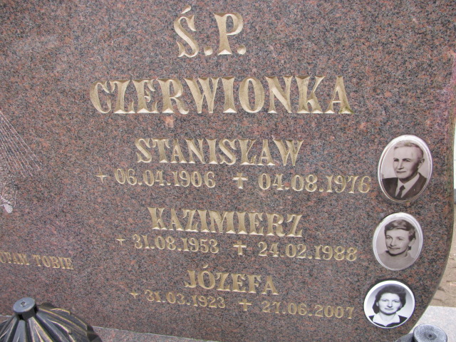 Stanisław Czerwionka 1906 Luzino - Grobonet - Wyszukiwarka osób pochowanych