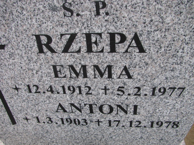 Antoni Rzepa 1903 Luzino - Grobonet - Wyszukiwarka osób pochowanych