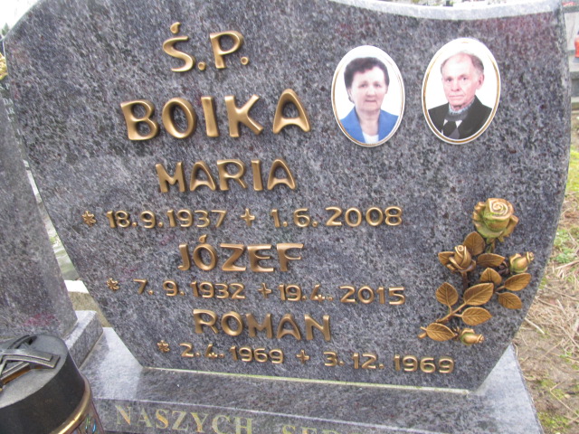 Roman Boika 1969 Luzino - Grobonet - Wyszukiwarka osób pochowanych