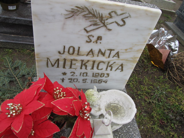 Grób Jolanta Miękicka