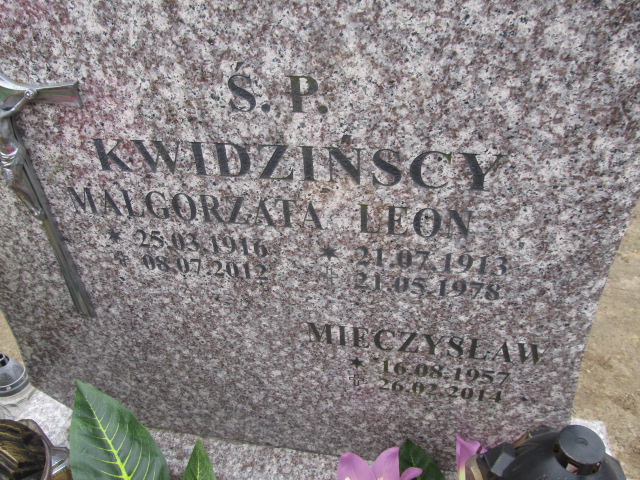 Leon Kwidziński 1913 Luzino - Grobonet - Wyszukiwarka osób pochowanych