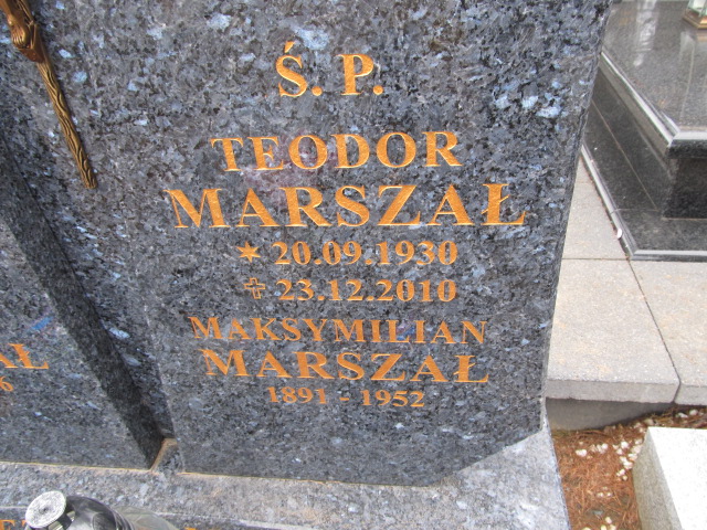 Teodor Marszał 1930 Luzino - Grobonet - Wyszukiwarka osób pochowanych