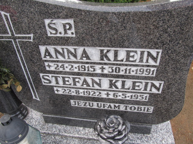 Anna Klein 1915 Luzino - Grobonet - Wyszukiwarka osób pochowanych